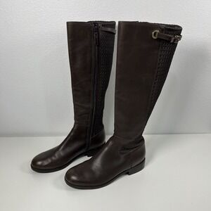 Cole Haan Womens Rockland Boot Chestnut Leather Size 6.5B Used Great Condition